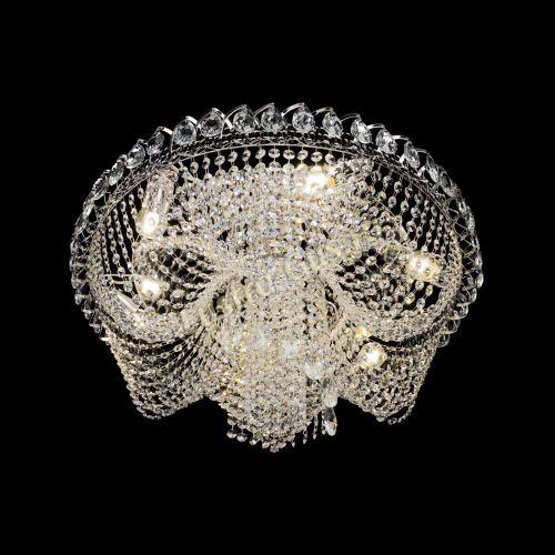 Люстра Жасмин Каскад 600 мм в Новокузнецке Гусь Хрустальный