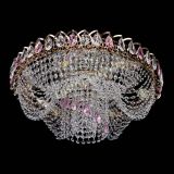 Люстра Жасмин Каскад розовый в Новокузнецке Люстра Жасмин Каскад розовый в Новокузнецке