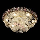 Люстра Жасмин Каскад розовый в Новокузнецке Люстра Жасмин Каскад розовый в Новокузнецке