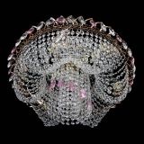 Люстра Жасмин Каскад розовый в Новокузнецке Люстра Жасмин Каскад розовый в Новокузнецке