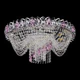 Люстра Жасмин Каскад розовый в Новокузнецке Люстра Жасмин Каскад розовый в Новокузнецке