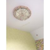 Люстра Жасмин Каскад розовый в Новокузнецке Люстра Жасмин Каскад розовый в Новокузнецке