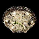 Люстра Жасмин Каскад зеленый в Новокузнецке Люстра Жасмин Каскад зеленый в Новокузнецке