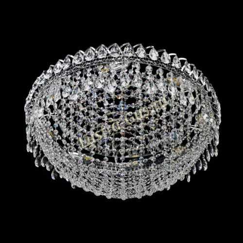 Люстра Жасмин Сетка 600 мм в Новокузнецке Гусь Хрустальный