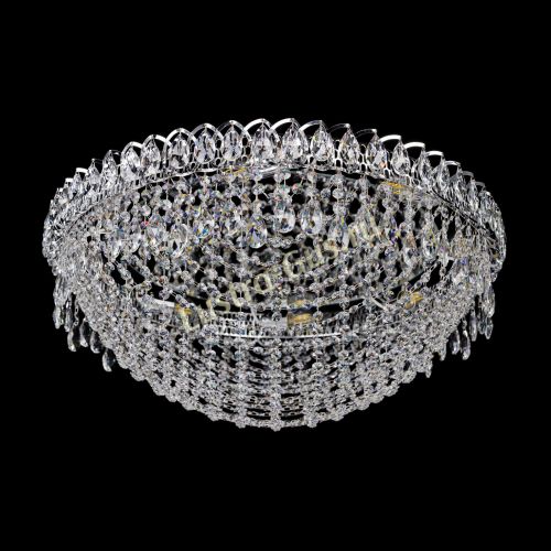 Люстра Жасмин Сетка 700 мм в Новокузнецке Гусь Хрустальный