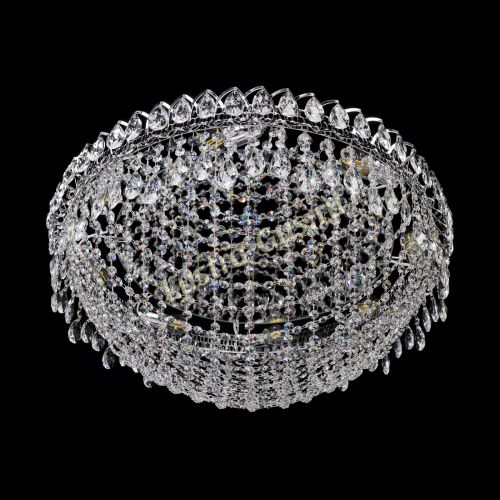 Люстра Жасмин Сетка 700 мм в Новокузнецке Гусь Хрустальный