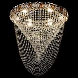 Люстра Жасмин Веер чайный, диаметр - 600 мм, цвет - золото, Люстры Гусь Хрустальный Люстра Жасмин Веер чайный, диаметр - 600 мм, цвет - золото, Люстры Гусь Хрустальный