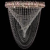 Люстра Жасмин Веер розовая, диаметр - 600 мм, цвет - золото, Люстры Гусь Хрустальный Люстра Жасмин Веер розовая, диаметр - 600 мм, цвет - золото, Люстры Гусь Хрустальный