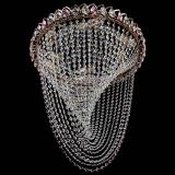 Люстра Жасмин Веер розовая, диаметр - 600 мм, цвет - золото, Люстры Гусь Хрустальный Люстра Жасмин Веер розовая, диаметр - 600 мм, цвет - золото, Люстры Гусь Хрустальный