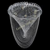 юстра Жасмин Веер, диаметр - 600 мм, цвет - серебро, Люстры Гусь Хрустальный юстра Жасмин Веер, диаметр - 600 мм, цвет - серебро, Люстры Гусь Хрустальный