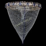 Люстра Жасмин Веер синий, диаметр - 600 мм, цвет - золото, Люстры Гусь Хрустальный Люстра Жасмин Веер синий, диаметр - 600 мм, цвет - золото, Люстры Гусь Хрустальный