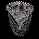 Люстра Жасмин Веер синий, диаметр - 600 мм, цвет - золото, Люстры Гусь Хрустальный Люстра Жасмин Веер синий, диаметр - 600 мм, цвет - золото, Люстры Гусь Хрустальный