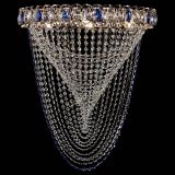 Люстра Жасмин Веер синий, диаметр - 500 мм, цвет - золото, Люстры Гусь Хрустальный Люстра Жасмин Веер синий, диаметр - 500 мм, цвет - золото, Люстры Гусь Хрустальный