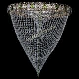 Люстра Жасмин Веер зеленый, диаметр - 600 мм, цвет - золото, Люстры Гусь Хрустальный Люстра Жасмин Веер зеленый, диаметр - 600 мм, цвет - золото, Люстры Гусь Хрустальный