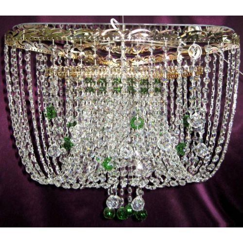 Люстра Капель Треугольник Сфера цветная в Новокузнецке Гусь Хрустальный