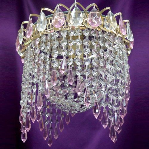 Люстра Катерина Айсберг цветная в Новокузнецке Гусь Хрустальный