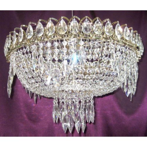 Люстра Катерина Ирис в Новокузнецке Гусь Хрустальный