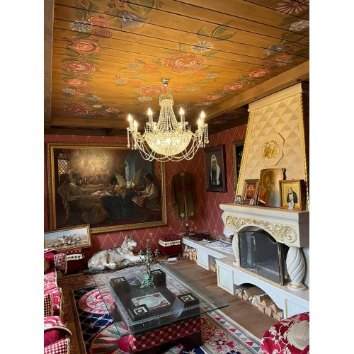 Люстра Елизавета №13 Купол в Новокузнецке Гусь Хрустальный