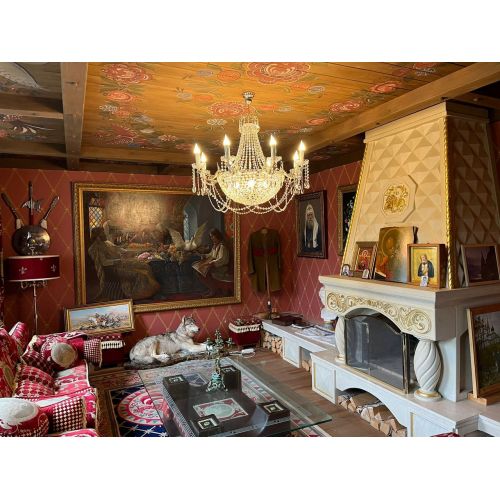 Люстра Елизавета №13 Купол в Новокузнецке Гусь Хрустальный