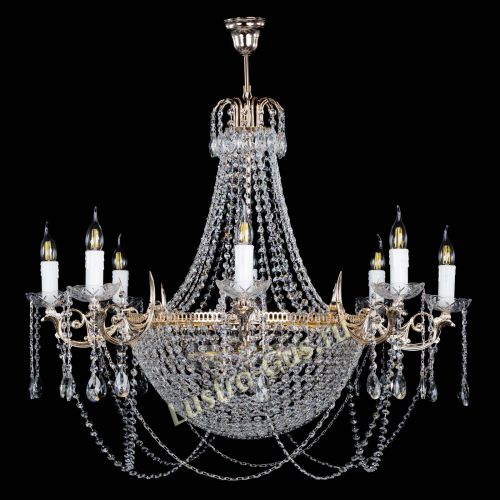 Люстра Елизавета №13 Купол в Новокузнецке Гусь Хрустальный