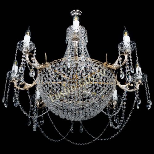 Люстра Елизавета №13 Купол в Новокузнецке Гусь Хрустальный