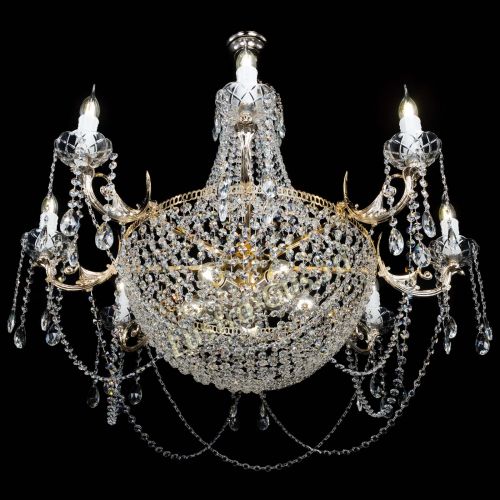 Люстра Елизавета №13 Купол в Новокузнецке Гусь Хрустальный