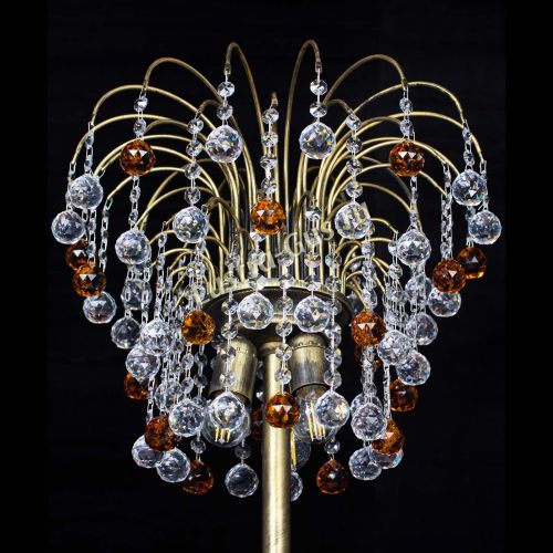 Торшер Агата шар под бронзу Чайный в Новокузнецке Гусь Хрустальный