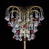 Торшер Агата шар под бронзу Красный в Новокузнецке Торшер Агата шар под бронзу Красный в Новокузнецке