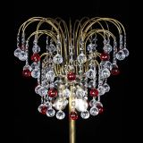 Торшер Агата шар под бронзу Красный в Новокузнецке Торшер Агата шар под бронзу Красный в Новокузнецке