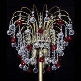 Торшер Агата шар под бронзу Красный в Новокузнецке Торшер Агата шар под бронзу Красный в Новокузнецке