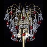 Торшер Агата шар под бронзу Красный в Новокузнецке Торшер Агата шар под бронзу Красный в Новокузнецке