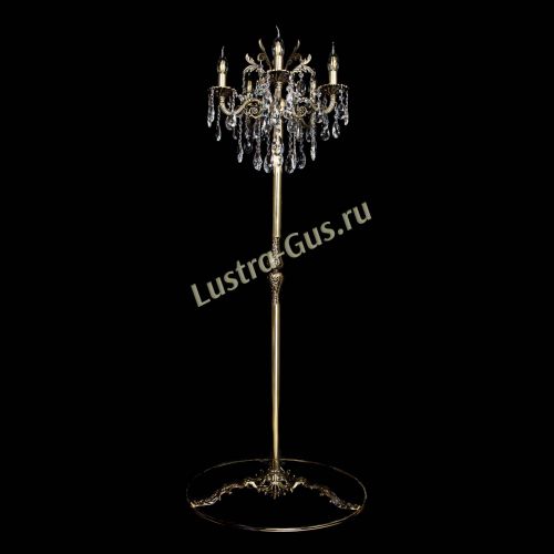 Бронзовый торшер Антей №5/1 в Новокузнецке Гусь Хрустальный