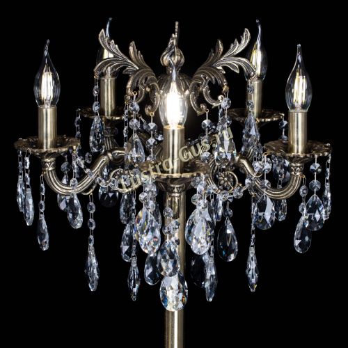 Бронзовый торшер Антей №5/1 в Новокузнецке Гусь Хрустальный