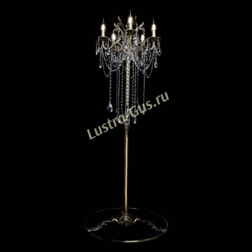 Бронзовый торшер Антей №5/2 в Новокузнецке Гусь Хрустальный