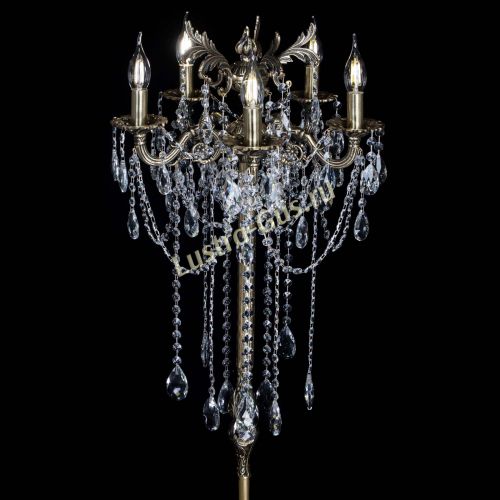 Бронзовый торшер Антей №5/2 в Новокузнецке Гусь Хрустальный