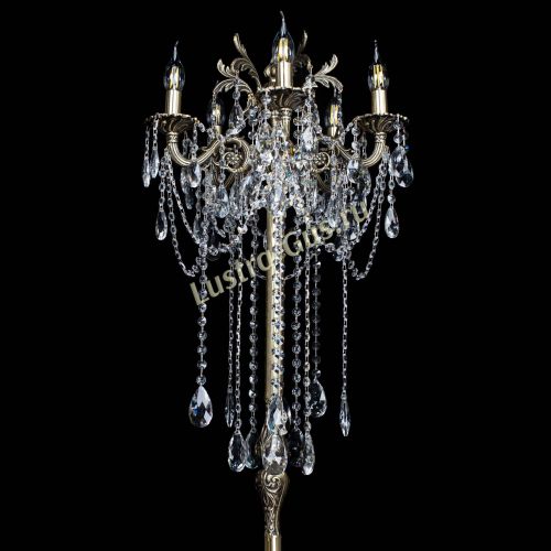 Бронзовый торшер Антей №5/2 в Новокузнецке Гусь Хрустальный