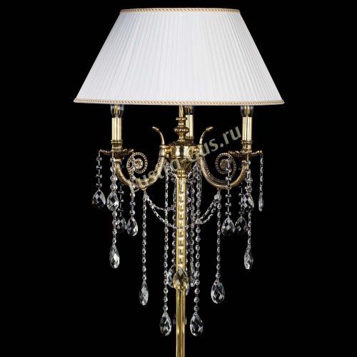 Бронзовый торшер Антик №3 баден в Новокузнецке Гусь Хрустальный