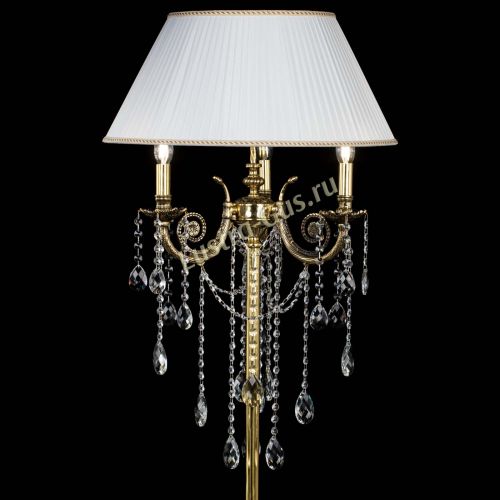 Бронзовый торшер Антик №3 баден в Новокузнецке Гусь Хрустальный