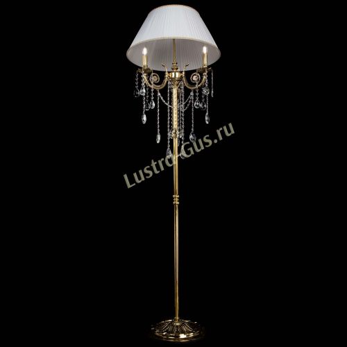 Бронзовый торшер Антик №3 баден в Новокузнецке Гусь Хрустальный