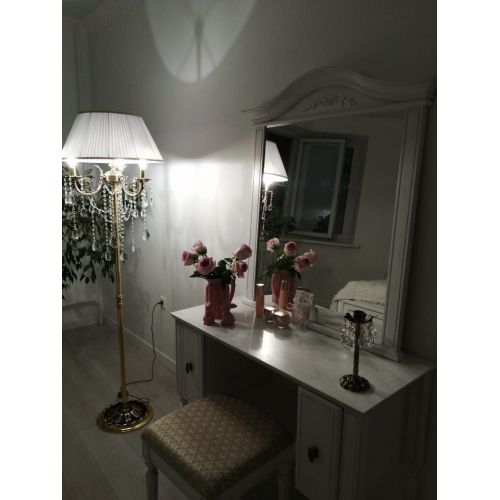 Бронзовый торшер Антик №3 баден в Новокузнецке Гусь Хрустальный