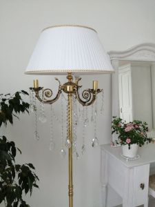 Бронзовый торшер Антик №3 баден отзыв и фото покупателя