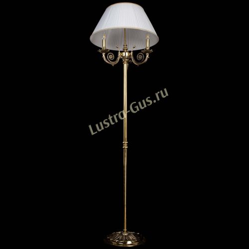 Бронзовый торшер Антик №3 в Новокузнецке Гусь Хрустальный