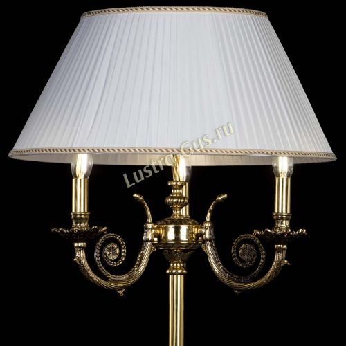 Бронзовый торшер Антик №3 в Новокузнецке Гусь Хрустальный