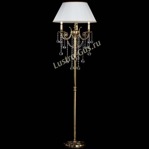 Бронзовый торшер Антик №3 шар в Новокузнецке Гусь Хрустальный