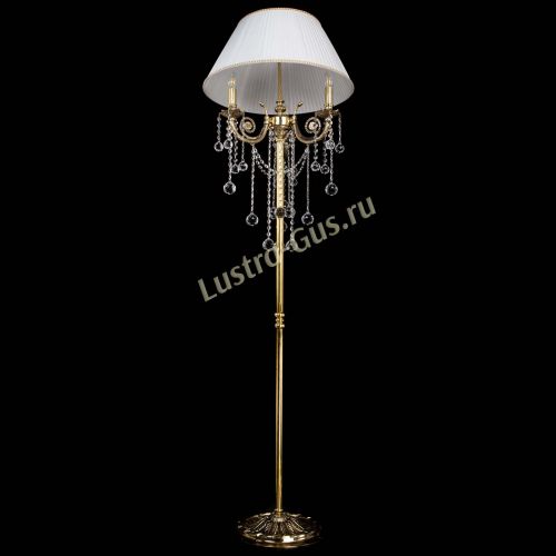 Бронзовый торшер Антик №3 шар в Новокузнецке Гусь Хрустальный