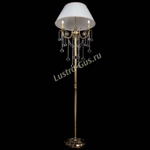 Бронзовый торшер Антик №3 шар в Новокузнецке Гусь Хрустальный