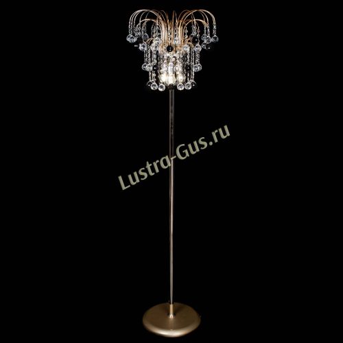 Торшер Акация шар черный в Новокузнецке Гусь Хрустальный