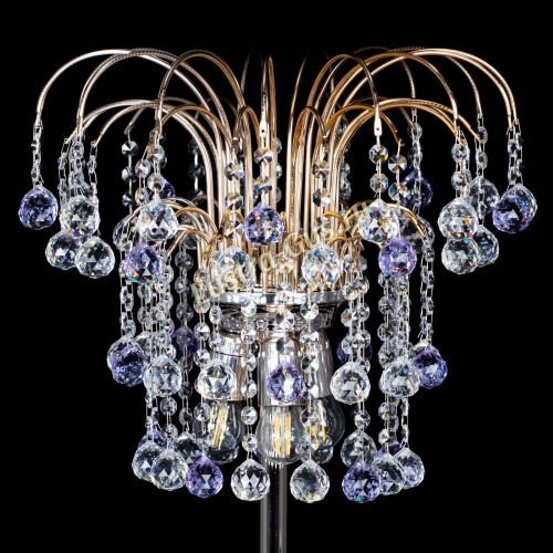 Торшер Акация шар фиолетовый в Новокузнецке Гусь Хрустальный