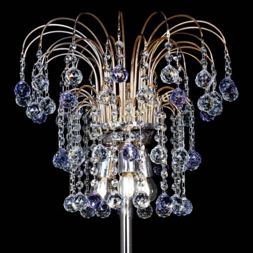 Торшер Акация шар фиолетовый в Новокузнецке Гусь Хрустальный