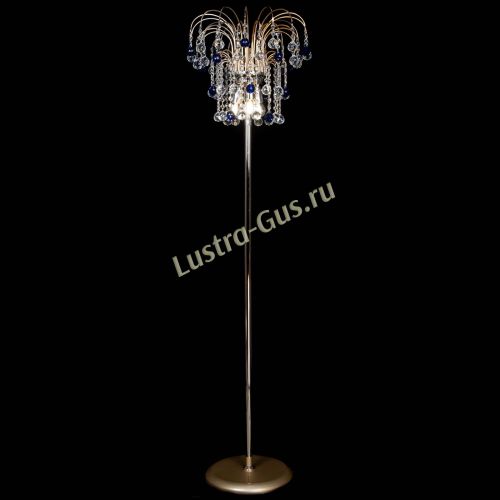 Торшер Акация шар синий в Новокузнецке Гусь Хрустальный